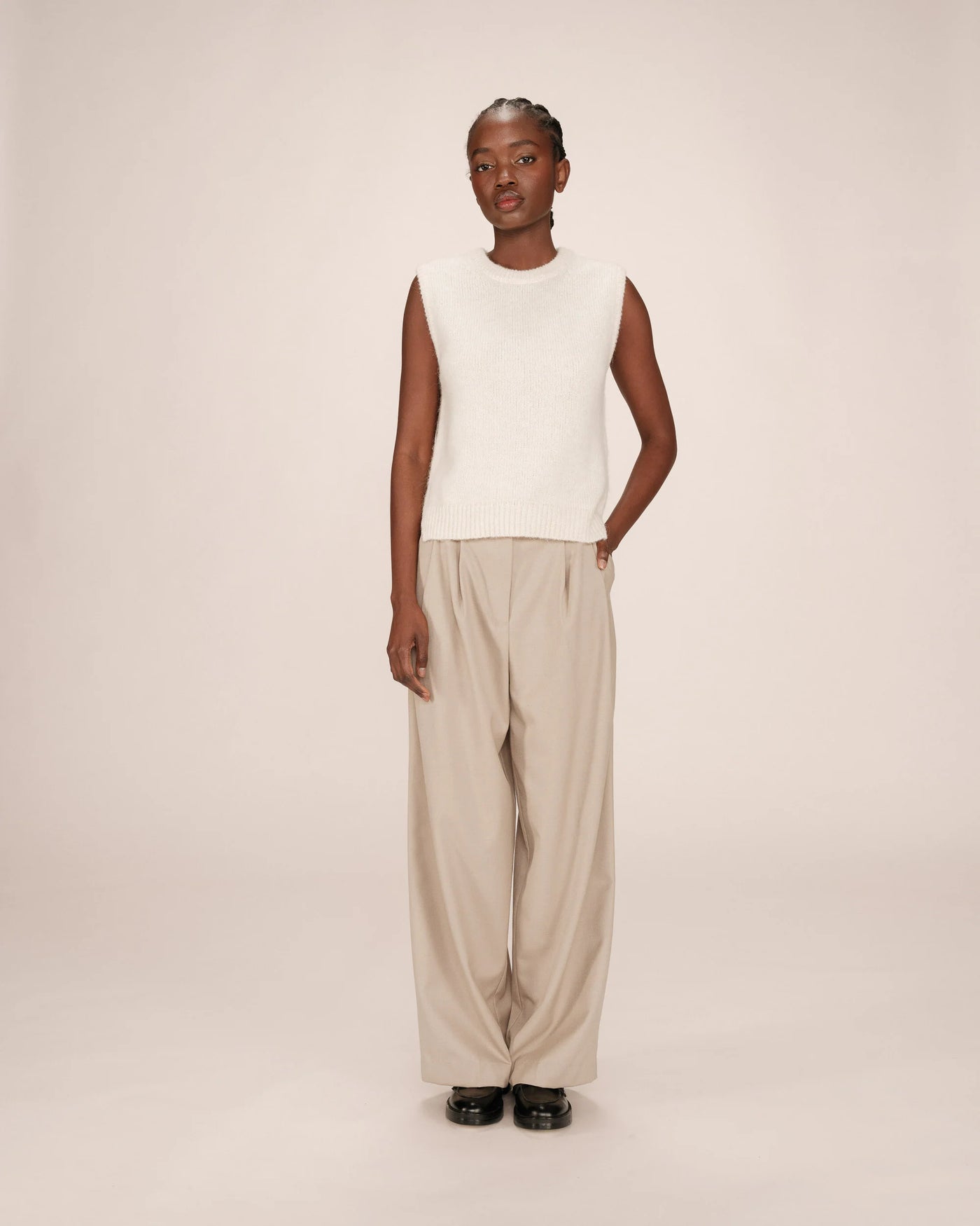 SAY TANK TOP GREY ECRU