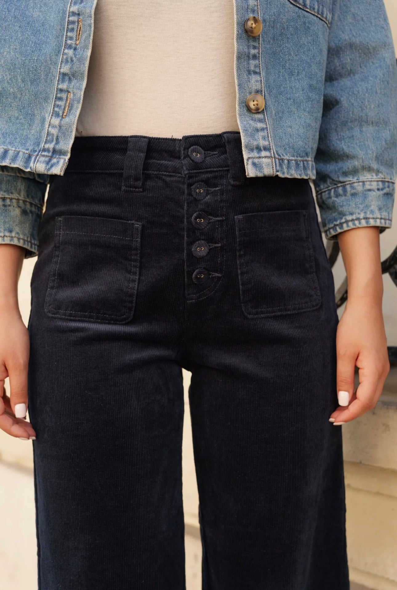 VIVIANE TROUSERS NAVY