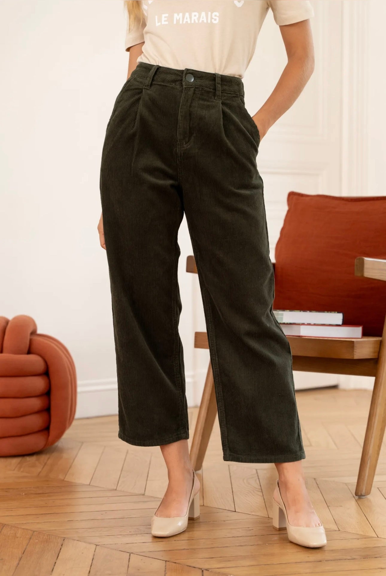 ELLA TROUSERS KHAKI
