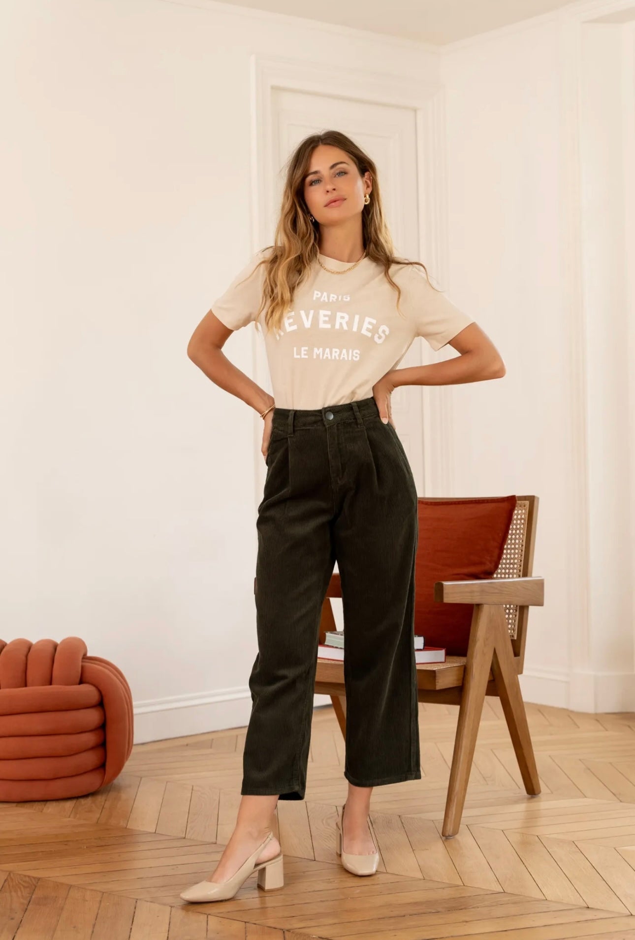 ELLA TROUSERS KHAKI