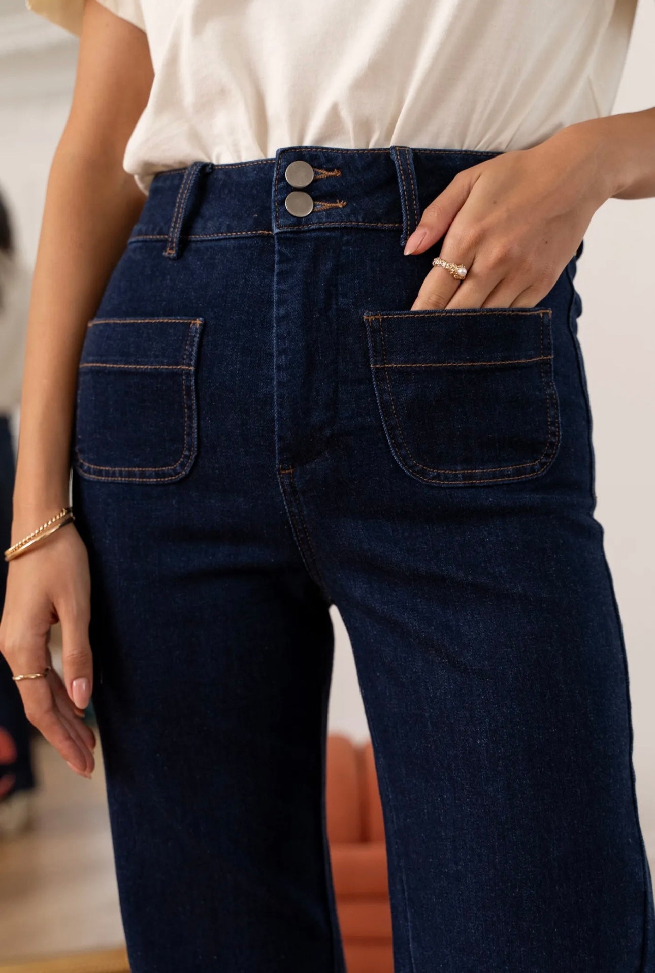 ELENA JEANS DARK WASH