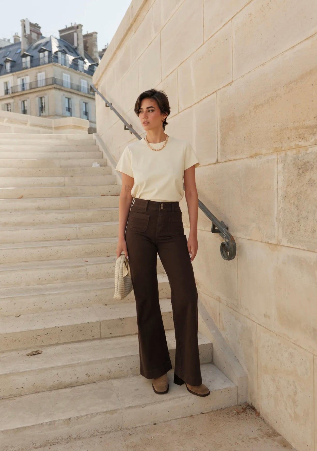 ELENA JEANS CHOCOLATE BROWN