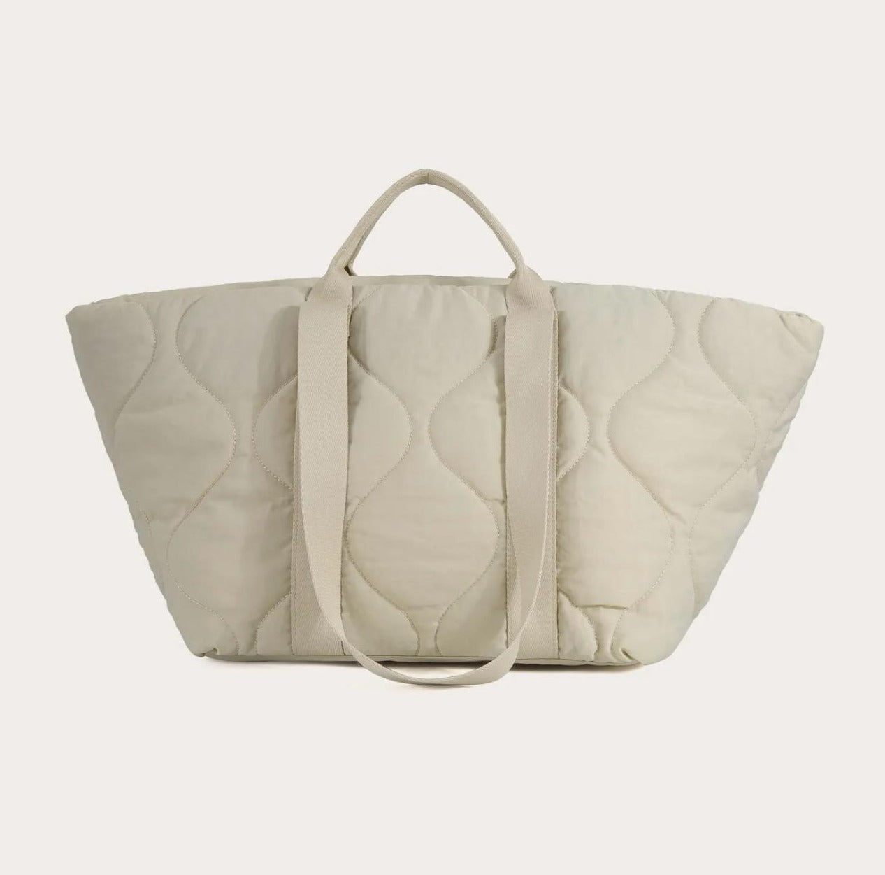 HOLIDAY QUILTED BAG BEIGE