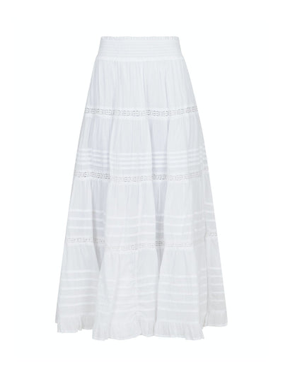 FELICIA VOILE SKIRT WHITE