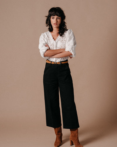GRACE AND MILA - LEOPOLD TROUSERS BLACK