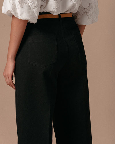 GRACE AND MILA - LEOPOLD TROUSERS BLACK