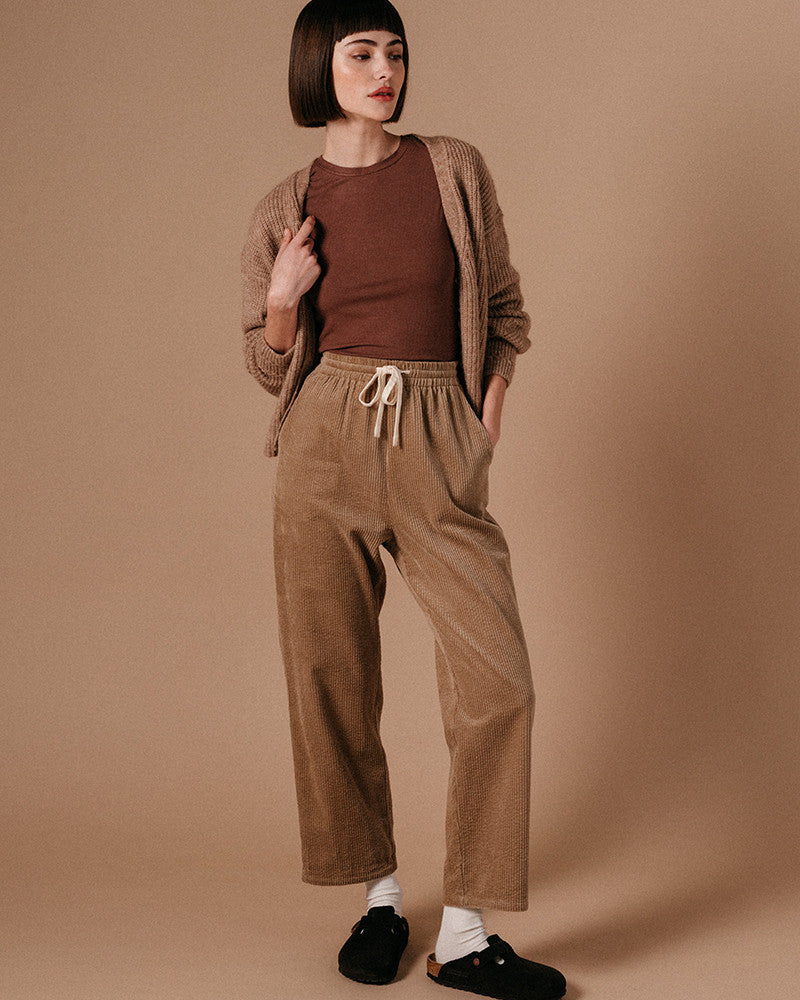 GRACE AND MILA - LIBERTY TROUSERS TAUPE