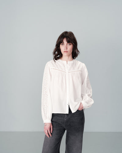 NOLISA BLOUSE ECRU