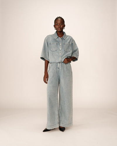 POMONA DENIM SHIRT SKY BLUE