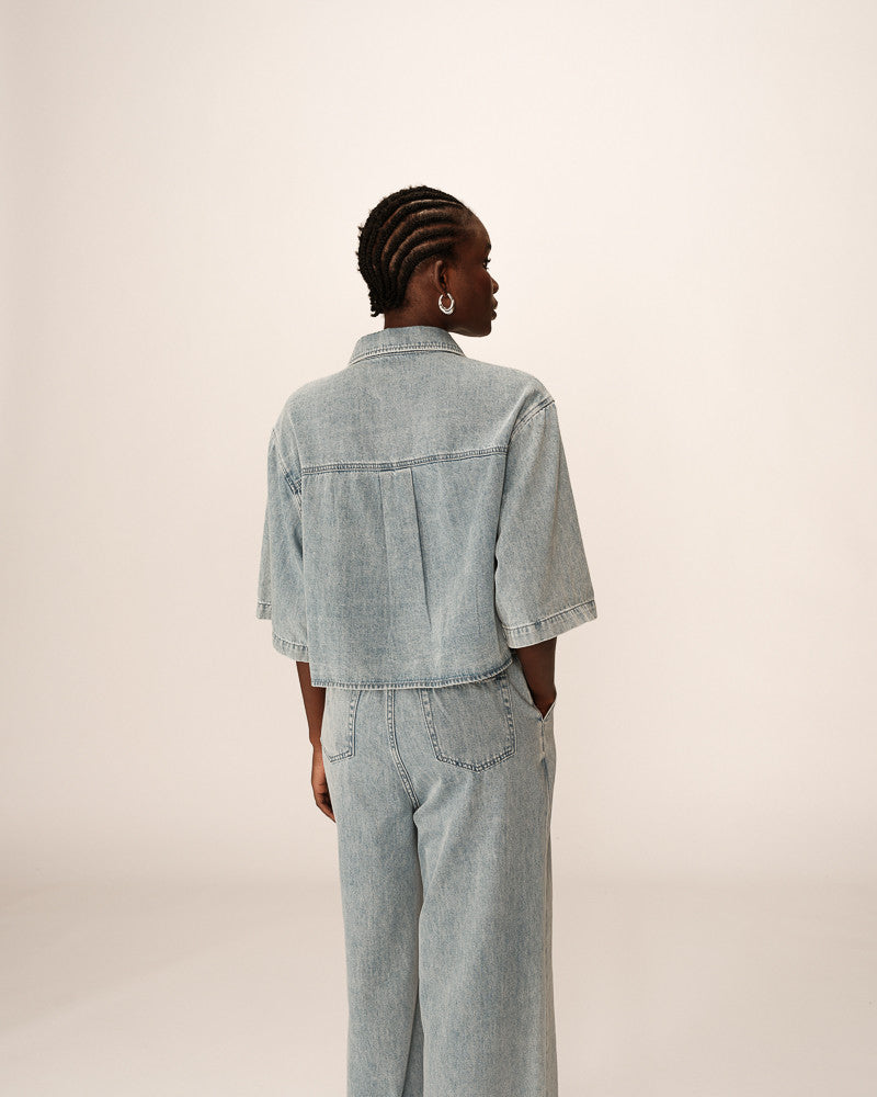 POMONA DENIM SHIRT SKY BLUE