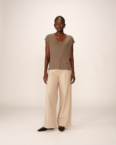 PACINO LUREX JUMPER KHAKI