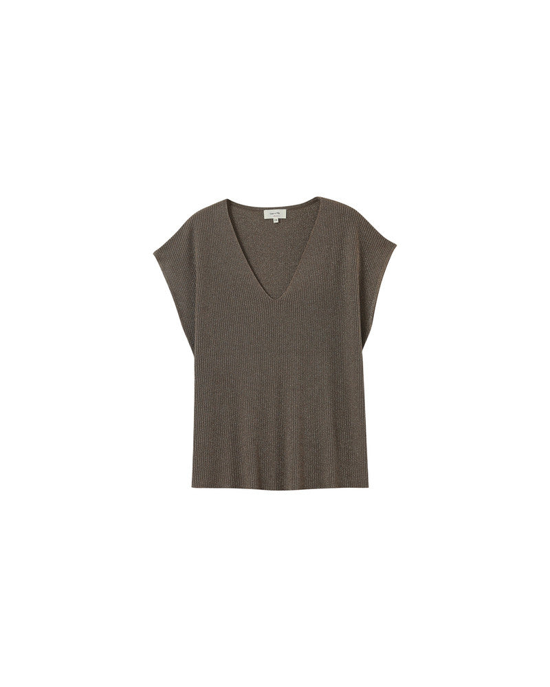 PACINO LUREX JUMPER KHAKI