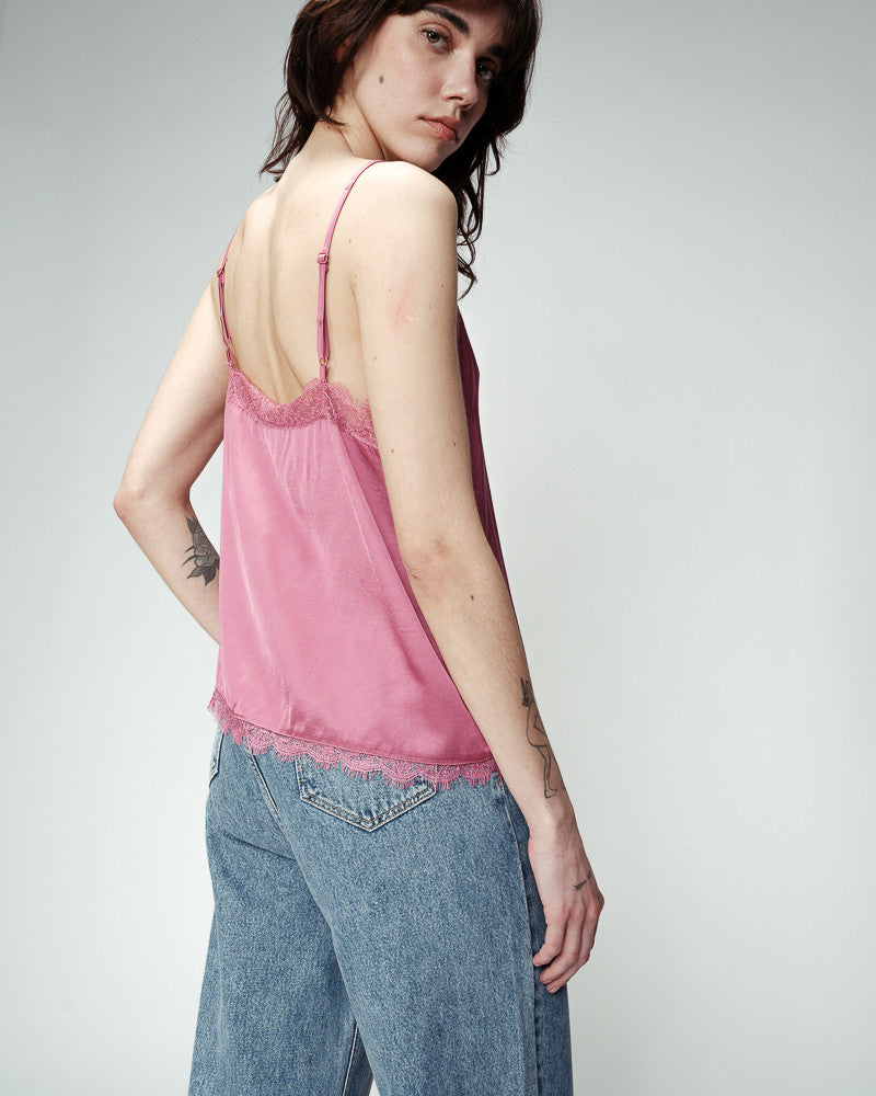 OMBRE CAMI TOP ROSE