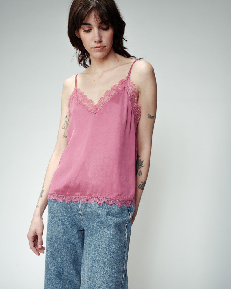 OMBRE CAMI TOP ROSE