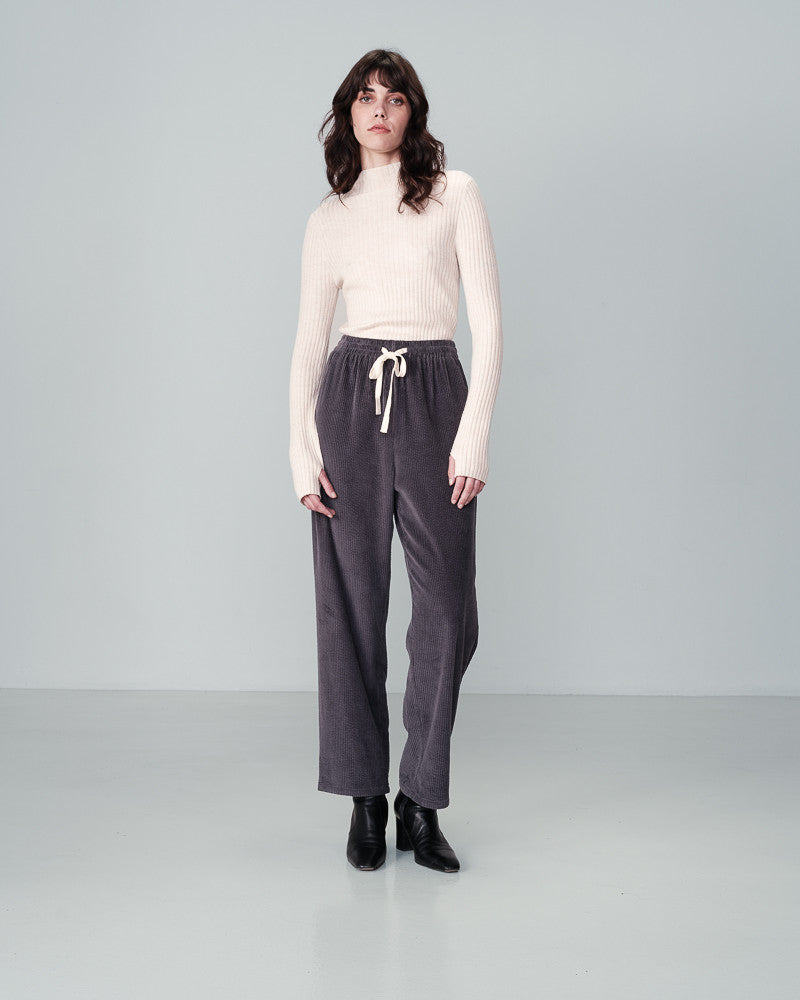 NICOLAS TROUSERS ANTHRACITE