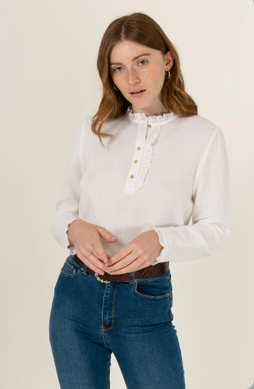 DARCY TOP WHITE
