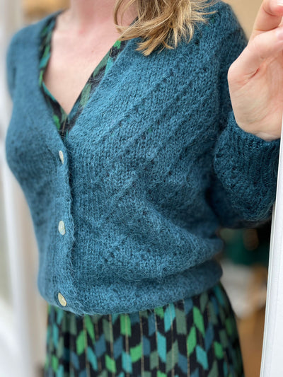 MAELYS CARDI TEAL