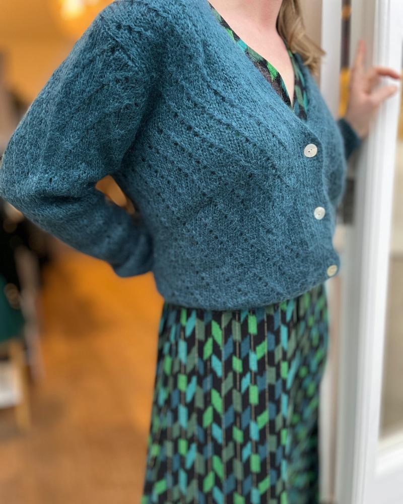 MAELYS CARDI TEAL