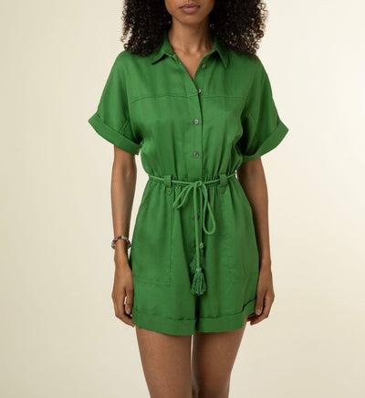 FRNCH - LILY PLAYSUIT OLIVE