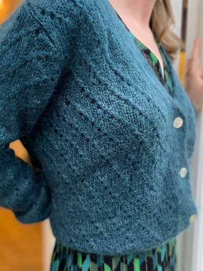 MAELYS CARDI TEAL