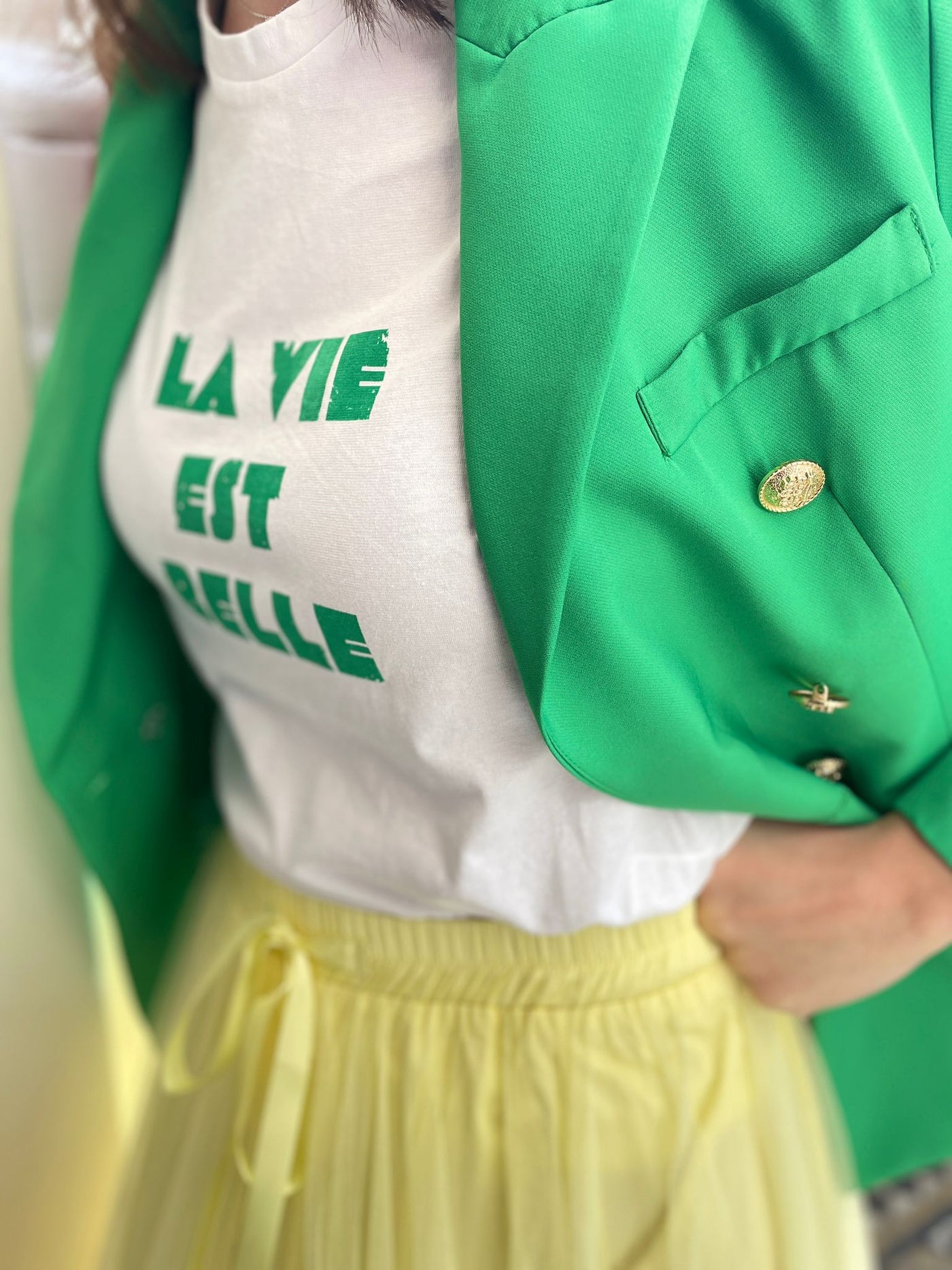 MELCHIOR BLAZER EMERALD