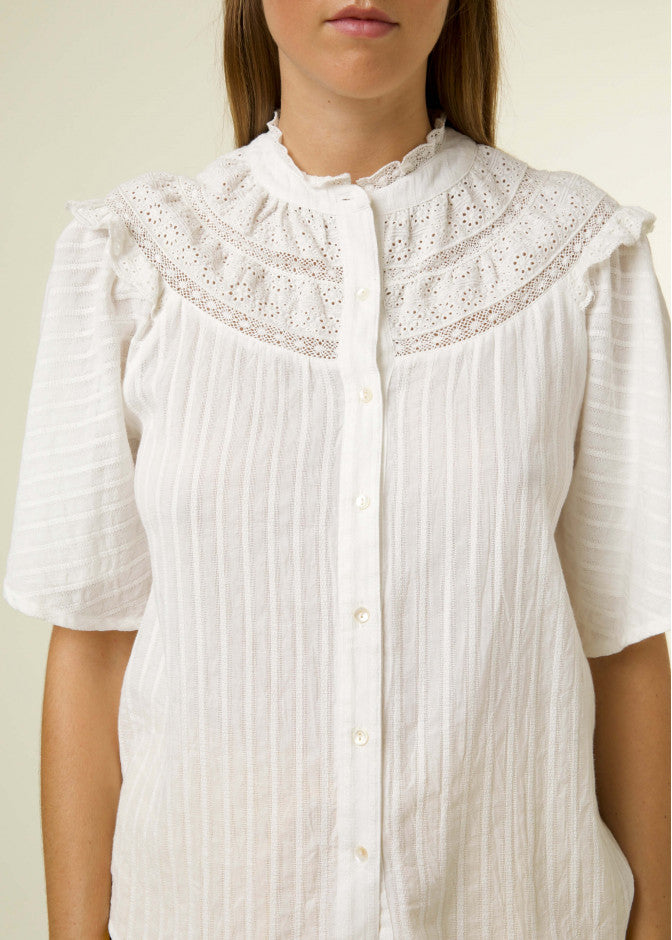 FRNCH - KYLIE BLOUSE WHITE